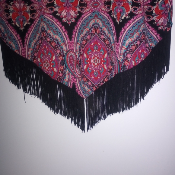 Women's design Lab Paisley printed shawl - Picture 8 of 8